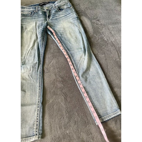 Express Low Stretch Denim Blue Jean Jegging Size 4S Lightly Worn - Picture 5 of 6